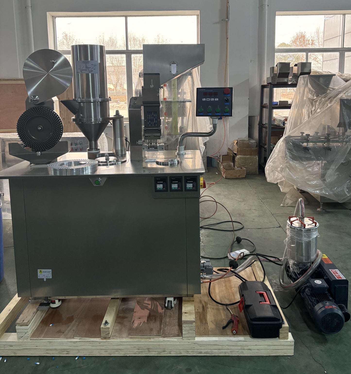 Semi -automatic #0 capsule filling machine