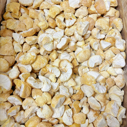 Dried Lion's Mane Mushroom chunks & Dried Hericium Erinaceus Mushroom