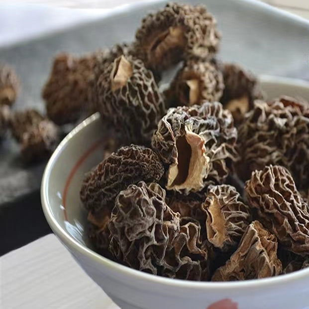 3-5 cm Wild Dried Morel Mushroom Without Stem, Dried Morchella Conica