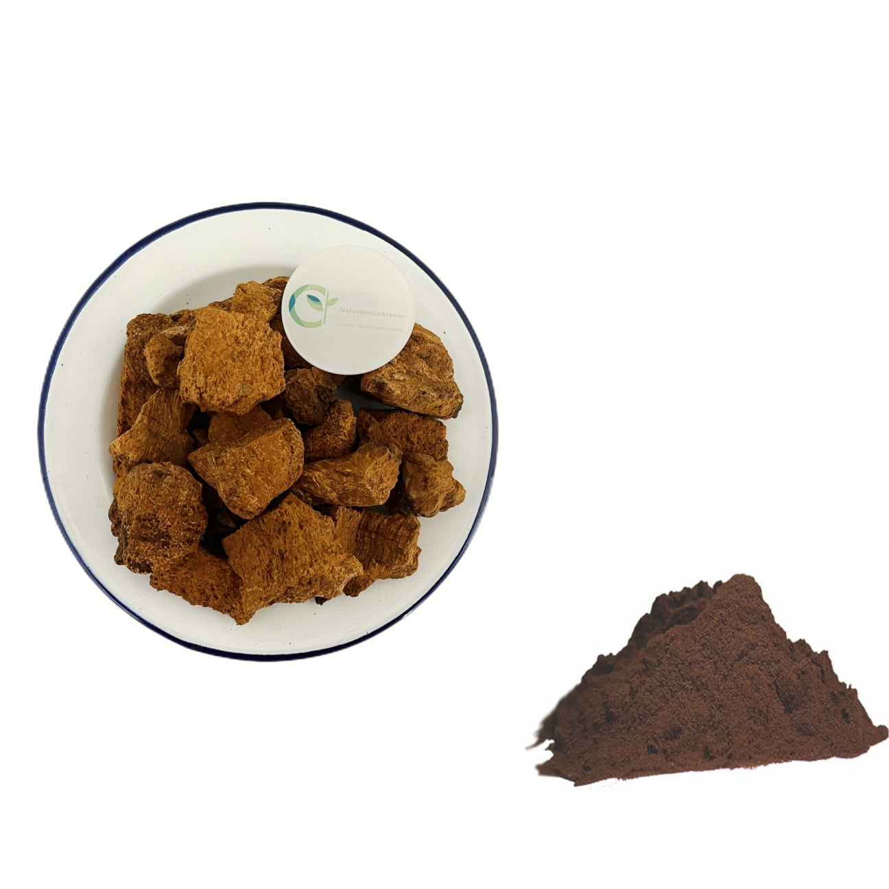 Wild Chaga Mushroom Extract Powder / Dual Extract Pesticide Residue Free