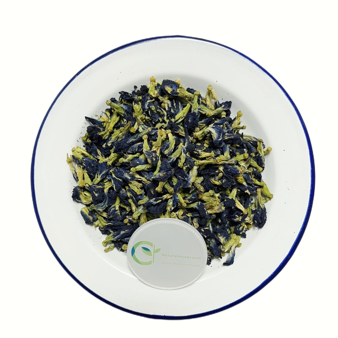 Butterfly Pea Flower Blue Tea & Dried Clitoria Ternatea Herbs & Anchan Tea