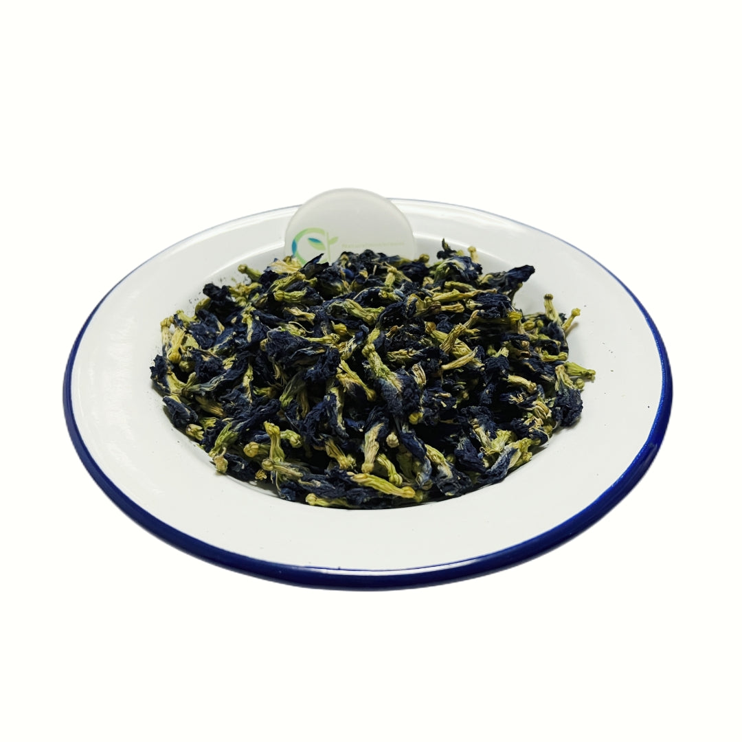 Butterfly Pea Flower Blue Tea & Dried Clitoria Ternatea Herbs & Anchan Tea